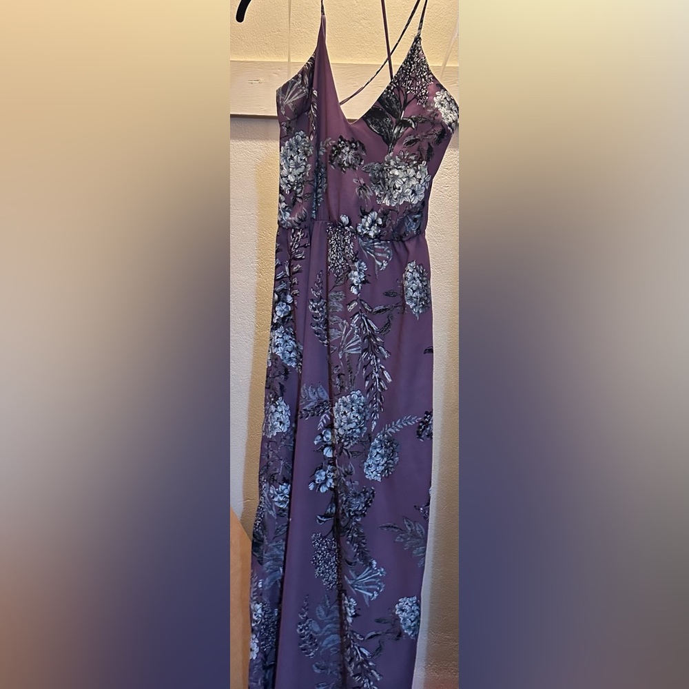 Beautiful purple maxi dress